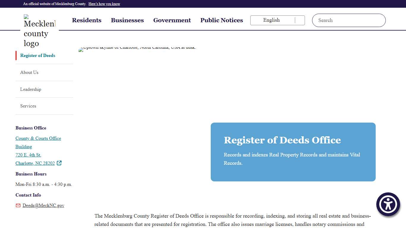 Register of Deeds Office | Register of Deeds Office